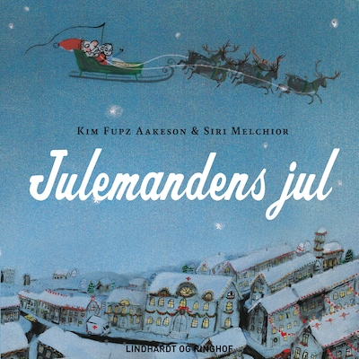 Julemandens jul – omslag til lydbogen af Kim Fupz Aakeson