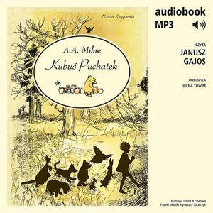 Kubuś Puchatek – okładka audiobooka, autor A.A.Milne