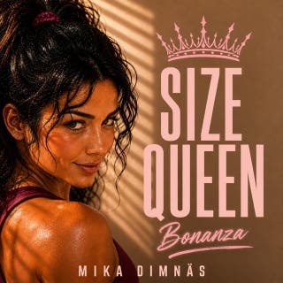 Size Queen Bonanza – omslag till ljudboken av Mika Dimnäs