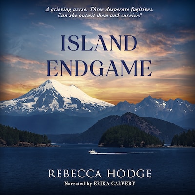 Island Endgame – omslag til lydbogen af Rebecca Hodge