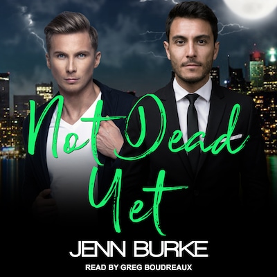 Not Dead Yet – omslag til lydbogen af Jenn Burke