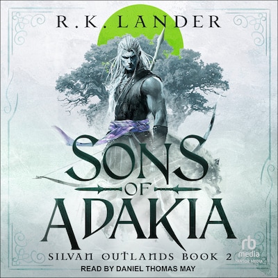Sons of Adakia – omslag til lydbogen af R.K. Lander