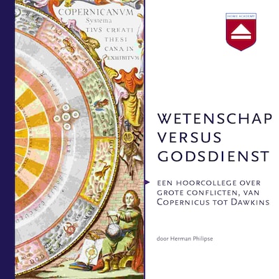 Wetenschap versus Godsdienst – omslag van het luisterboek van Herman Philipse