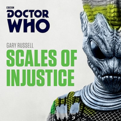 Doctor Who: Scales of Injustice – omslag til lydbogen af Gary Russell