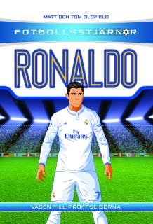 Fotbollsstjärnor: Ronaldo – omslag till ljudboken av Matt Oldfield,Tom Oldfield