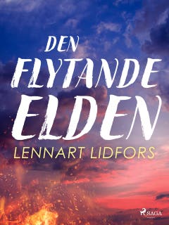 Den flytande elden – omslag till ljudboken av Lennart Lidfors