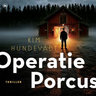 Operatie Porcus – omslag van het luisterboek van Kim Hundevadt