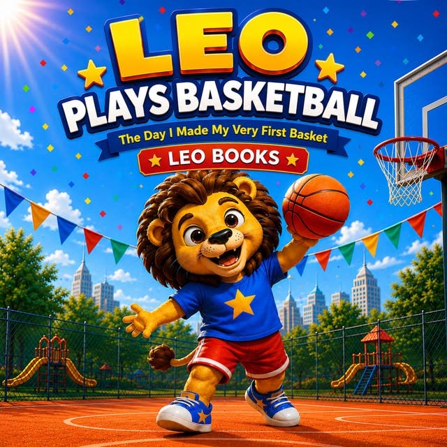 Leo Plays Basketball: The Day I Made My Very First Basket – omslag til lydbogen af Leo Books