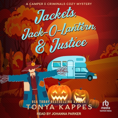 Jackets, Jack-O-Lantern, & Justice – omslag til lydbogen af Tonya Kappes