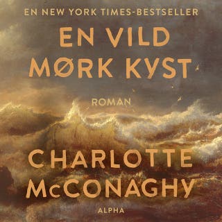 En vild mørk kyst – omslag til lydbogen af Charlotte McConaghy