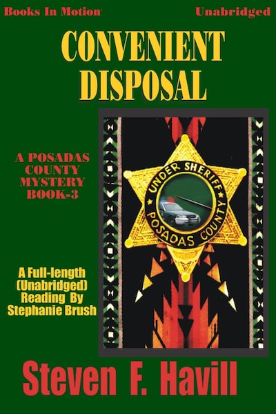Convenient Disposal – omslag til lydbogen af Steven F Havill