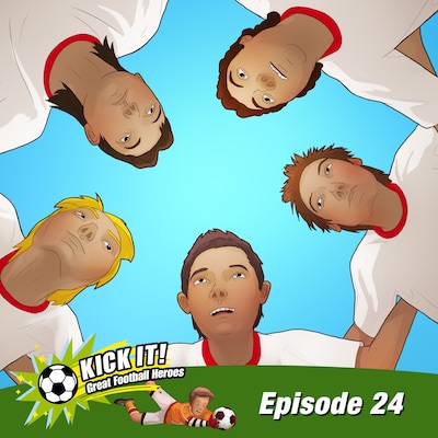 Episode 24: Robert Lewandowski - Much Too Skinny – omslag till ljudboken av Andreas Strozyk
