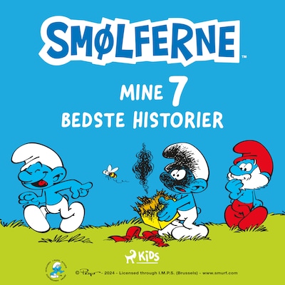 Mine 7 bedste historier – omslag til lydbogen af Peyo