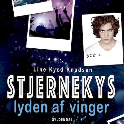Stjernekys 2 - Lyden af vinger – omslag til lydbogen af Line Kyed Knudsen