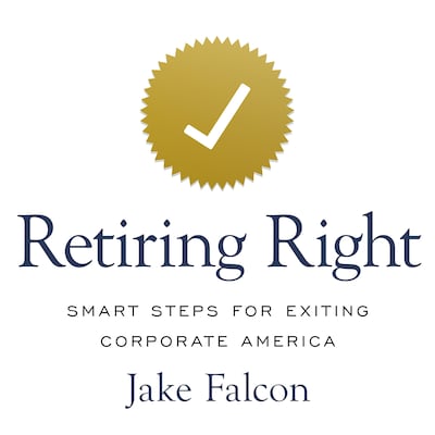 Retiring Right – omslag til lydbogen af Jake Falcon
