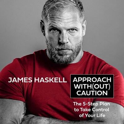 Approach Without Caution – omslag til lydbogen af James Haskell