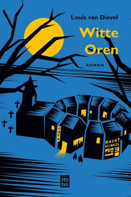 Witte oren – omslag van het luisterboek van Louis van Dievel