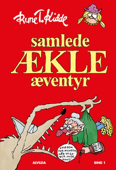 Samlede ækle æventyr - bind 1 – omslag til lydbogen af Rune T. Kidde
