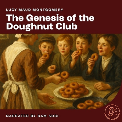 The Genesis of the Doughnut Club – omslag til lydbogen af L. M. Montgomery