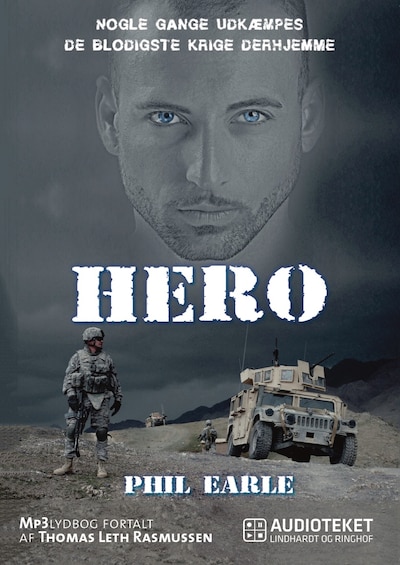 Hero – omslag til lydbogen af Phil Earle