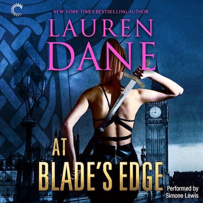 At Blade's Edge – omslag til lydbogen af Lauren Dane