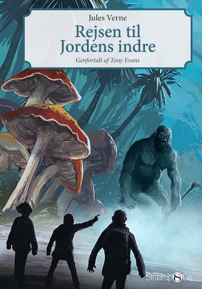 Rejsen til Jordens indre – omslag til lydbogen af Jules Verne