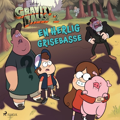 Gravity Falls (2) - En herlig grisebasse – omslag til lydbogen af Disney