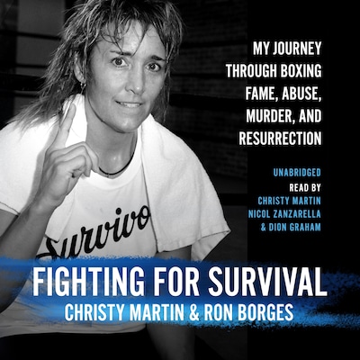 Fighting for Survival – omslag til lydbogen af Christy Martin, Ron Borges
