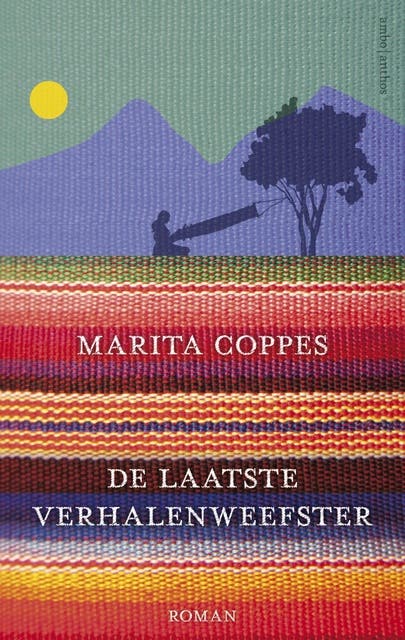 De laatste verhalenweefster – omslag van het luisterboek van Marita Coppes