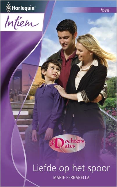 Liefde op het spoor: 3 dochters, 3 dates 3 – omslag van het luisterboek van Marie Ferrarella