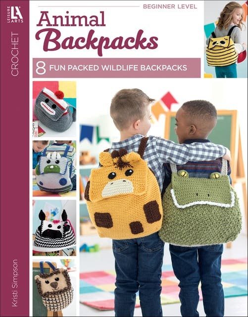 Crochet Animal Backpacks: 8 Pals to Crochet – omslag til lydbogen af Kristi Simpson