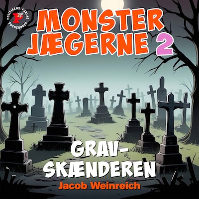 Gravskænderen – omslag til lydbogen af Jacob Weinreich