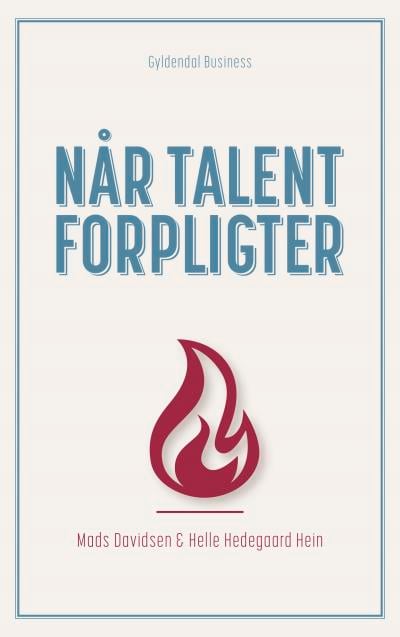 Når talent forpligter – omslag til lydbogen af Helle Hedegaard Hein, Mads Davidsen
