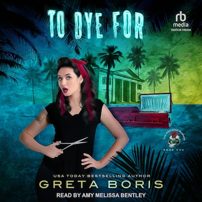 To Dye For – omslag til lydbogen af Greta Boris