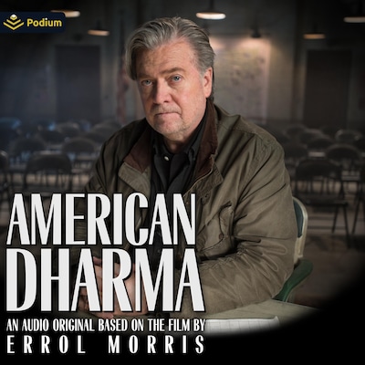 Errol Morris' American Dharma – omslag til lydbogen af Errol Morris