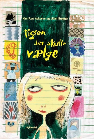 Pigen der skulle vælge – omslag til lydbogen af Kim Fupz Aakeson, Lilian Brøgger