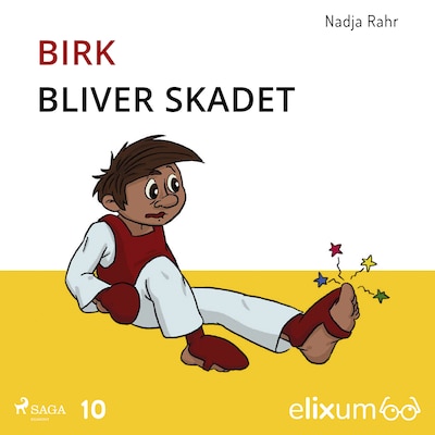 Birk bliver skadet – 10 – omslag til lydbogen af Nadja Rahr