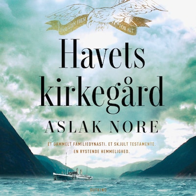 Havets kirkegård – omslag til lydbogen af Aslak Nore