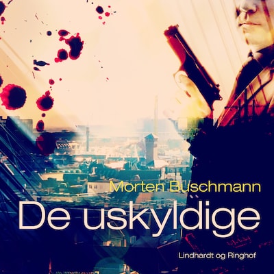 De uskyldige – omslag til lydbogen af Morten Buschmann
