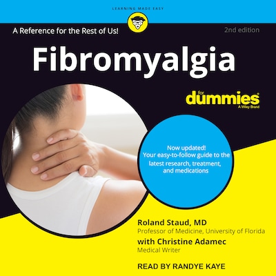 Fibromyalgia for Dummies – omslag til lydbogen af Roland Staud, MD