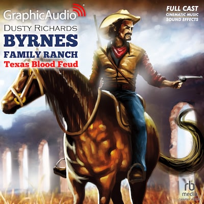 Texas Blood Feud [Dramatized Adaptation] – omslag til lydbogen af Dusty Richards