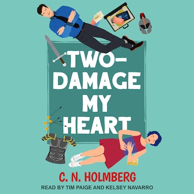 Two-Damage My Heart – omslag til lydbogen af C.N. Holmberg