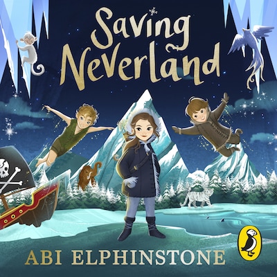 Saving Neverland – omslag til lydbogen af Abi Elphinstone