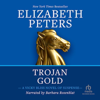 Trojan Gold – omslag til lydbogen af Elizabeth Peters
