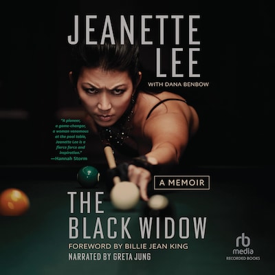 The Black Widow – omslag til lydbogen af Jeanette Lee, Dana Benbow