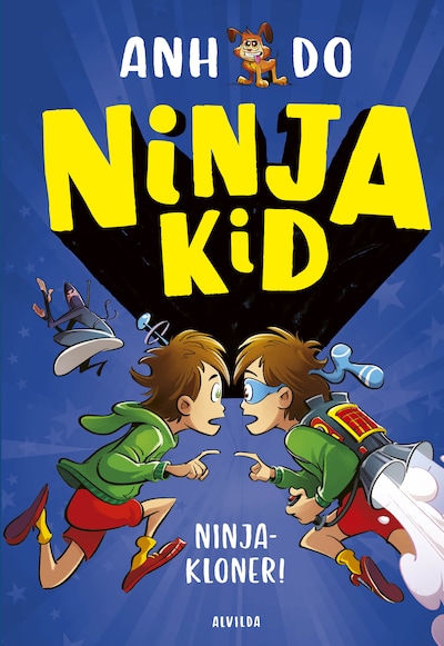 Ninja Kid 5: Ninjakloner! – omslag til lydbogen af Anh Do