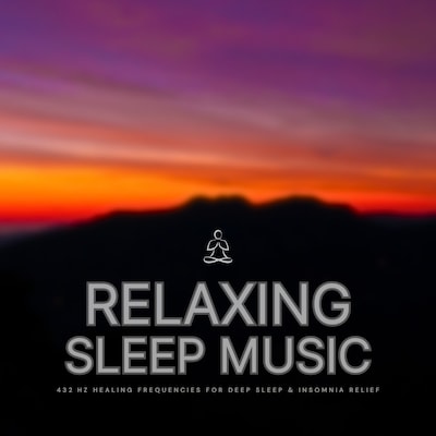 Relaxing Sleep Music – 432 Hz Healing Frequencies for Deep Sleep & Insomnia Relief – omslag til lydbogen af Home of Harmony - Relaxing Sleep Music