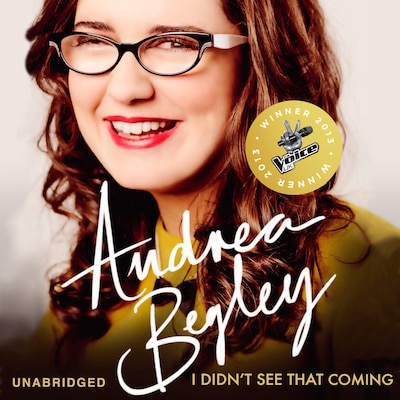I Didn’t See That Coming – omslag til lydbogen af Andrea Begley