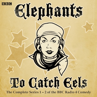 Elephants to Catch Eels – omslag til lydbogen af Nev Fountain, Tom Jamieson