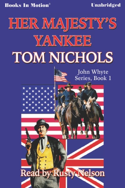 Her Majesty's Yankee – omslag til lydbogen af Tom Nichols